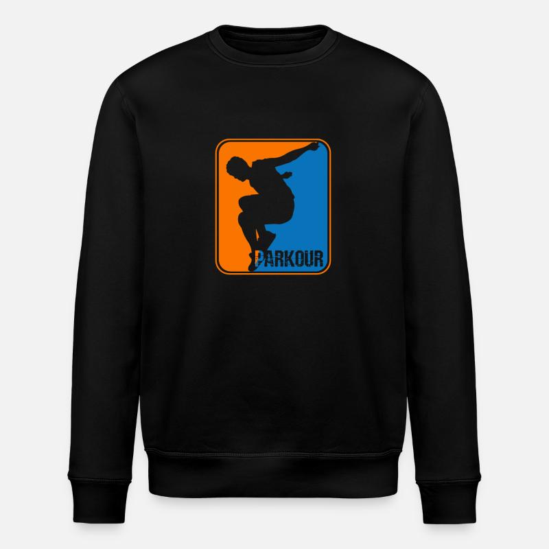 Parkour Sport Logo - Sweat bio ROLLER Stanley/Stella Unisexe - noir