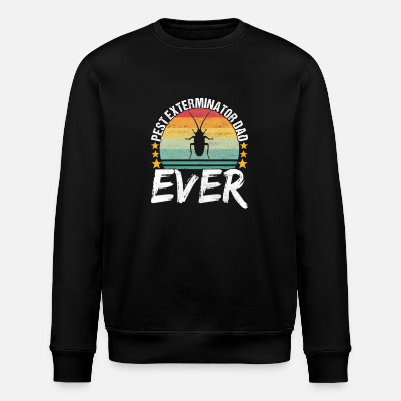 Pest Control Exterminator - Stanley/Stella ROLLER Unisex Organic Sweatshirt - black