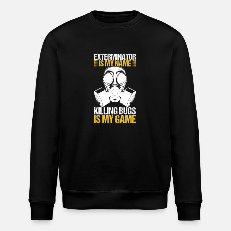 Pest Control Exterminator - Stanley/Stella ROLLER Unisex Organic Sweatshirt - black