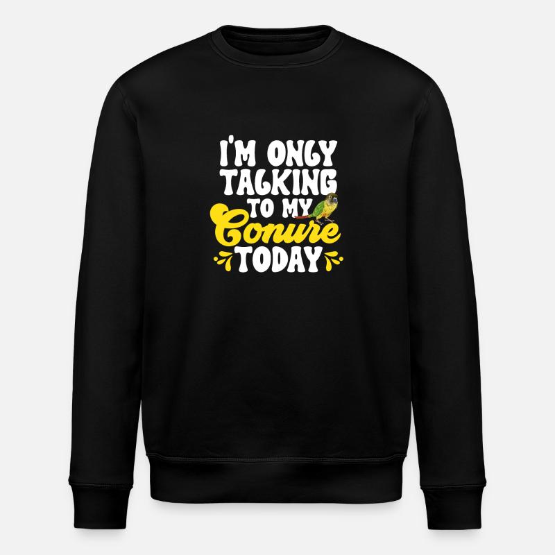 Molinasittich Papagei Vogel Sittich - Stanley/Stella Unisex Bio-Sweatshirt ROLLER - Schwarz