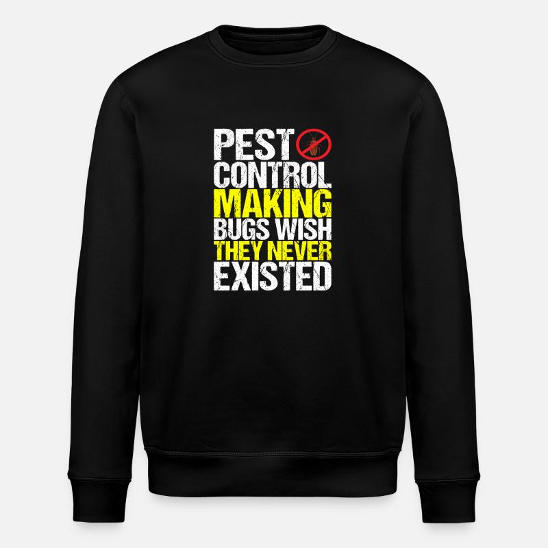 Pest Control Exterminators - Stanley/Stella ROLLER Unisex Organic Sweatshirt - black