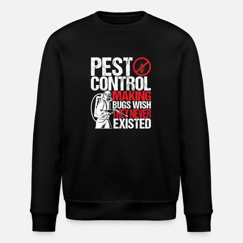 Pest Control Exterminators - Stanley/Stella ROLLER Unisex Organic Sweatshirt - black