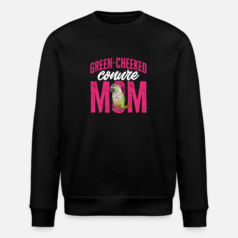 Molinasittich Papagei Vogel Sittich - Stanley/Stella Unisex Bio-Sweatshirt ROLLER - Schwarz