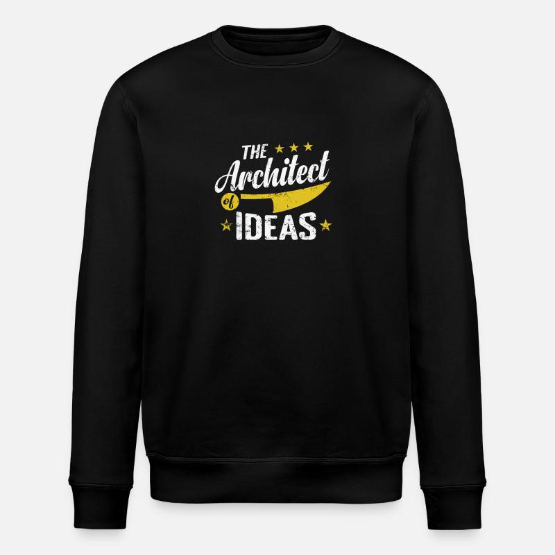 L’architecte des idées - Sweat bio ROLLER Stanley/Stella Unisexe - noir