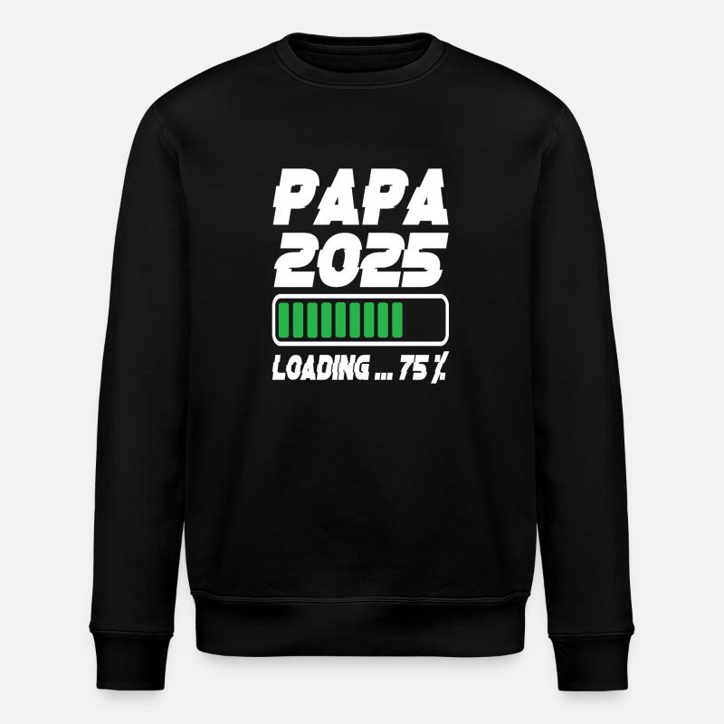 Papa 2025 Chargement - Sweat bio ROLLER Stanley/Stella Unisexe - noir