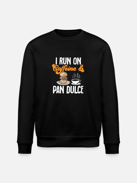 Concha Hispanic Mexican Pan Dulce - Stanley/Stella ROLLER Unisex Organic Sweatshirt - black