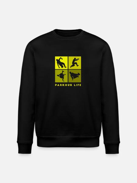 Parkour-Life Freerunning Freerunner - Stanley/Stella ROLLER Unisex Organic Sweatshirt - black