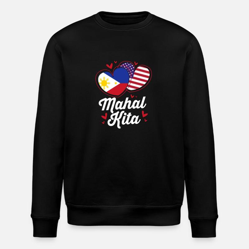 Filipino Philippines - Sweat bio ROLLER Stanley/Stella Unisexe - noir