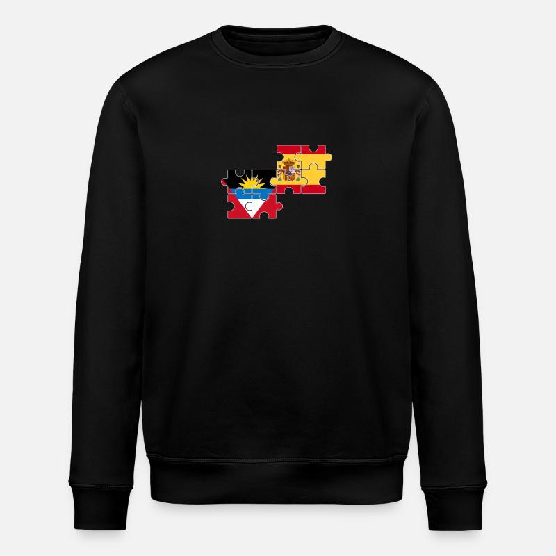 Antigua-et-Barbuda Espagne Drapeau Antigua - Sweat bio ROLLER Stanley/Stella Unisexe - noir