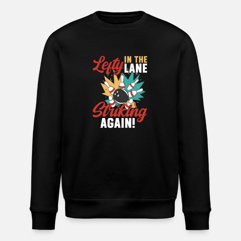 Bowling Gaucher Lanceur gaucher - Sweat bio ROLLER Stanley/Stella Unisexe - noir