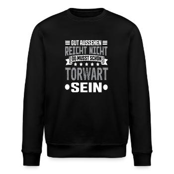 Gardien - Sweat bio ROLLER Stanley/Stella Unisexe - noir - Devant - Nik (191cm)