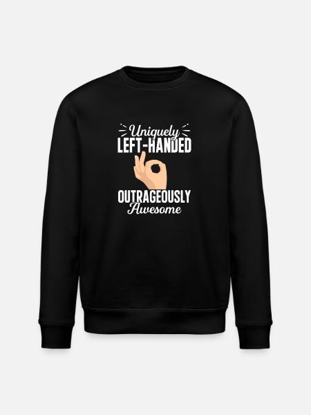 Linkshänder - Stanley/Stella Unisex Bio-Sweatshirt ROLLER - Schwarz