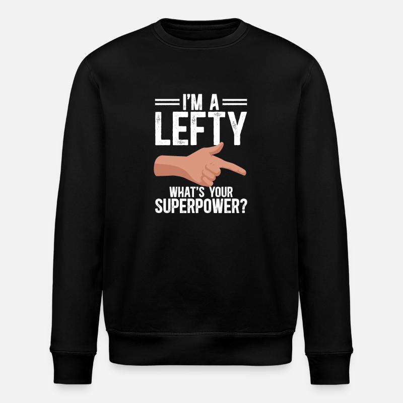 Southpaw - Stanley/Stella ROLLER Unisex Organic Sweatshirt - black