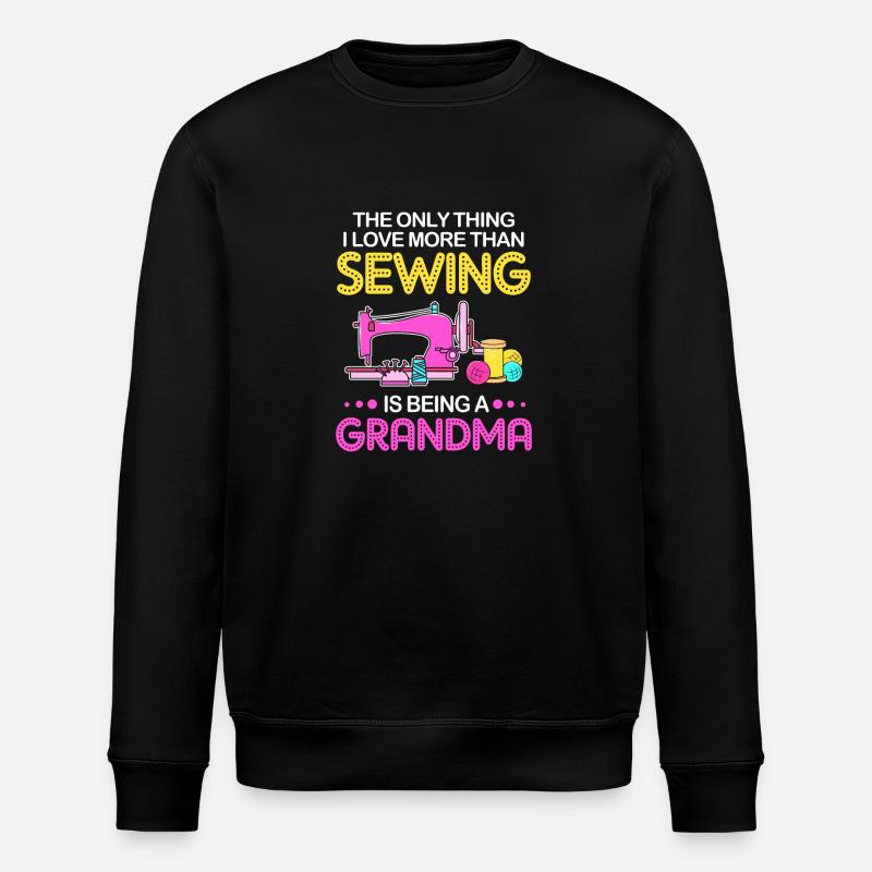 Sewing Machine Seamstress - Stanley/Stella ROLLER Unisex Organic Sweatshirt - black