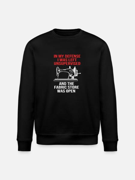 Sewing Machine Seamstress - Stanley/Stella ROLLER Unisex Organic Sweatshirt - black