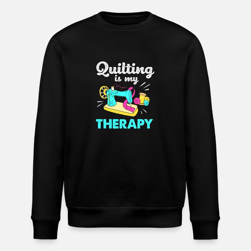 Sewing Machine Seamstress - Stanley/Stella ROLLER Unisex Organic Sweatshirt - black