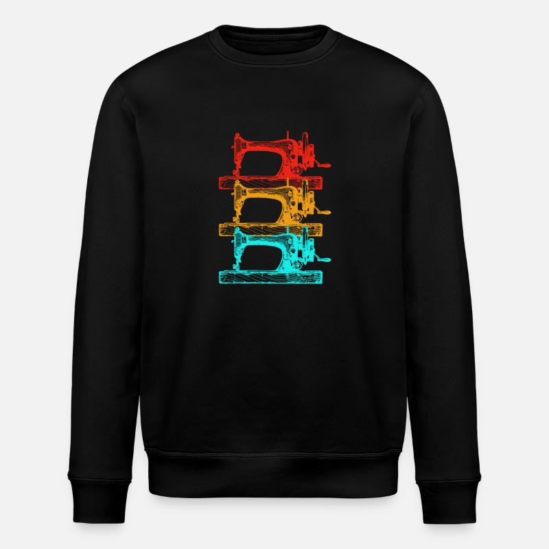 Sewing Machine Seamstress - Stanley/Stella ROLLER Unisex Organic Sweatshirt - black