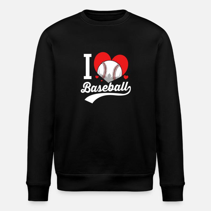 Baseball - Stanley/Stella Unisex Bio-Sweatshirt ROLLER - Schwarz