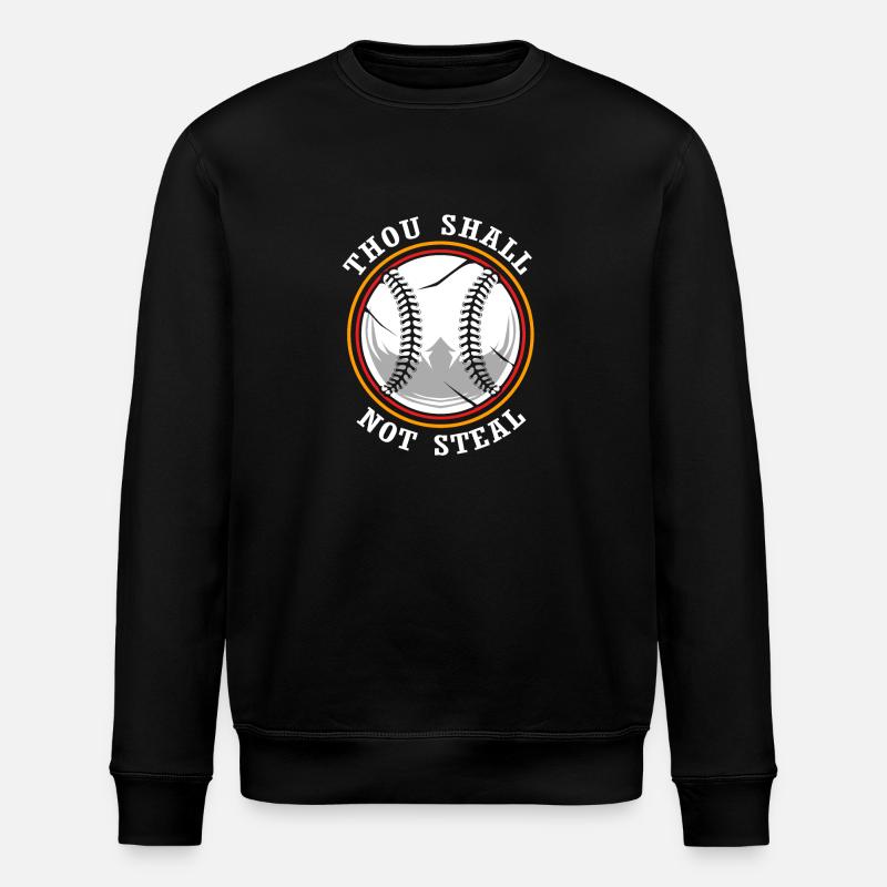 Baseball - Stanley/Stella ROLLER Unisex Organic Sweatshirt - black