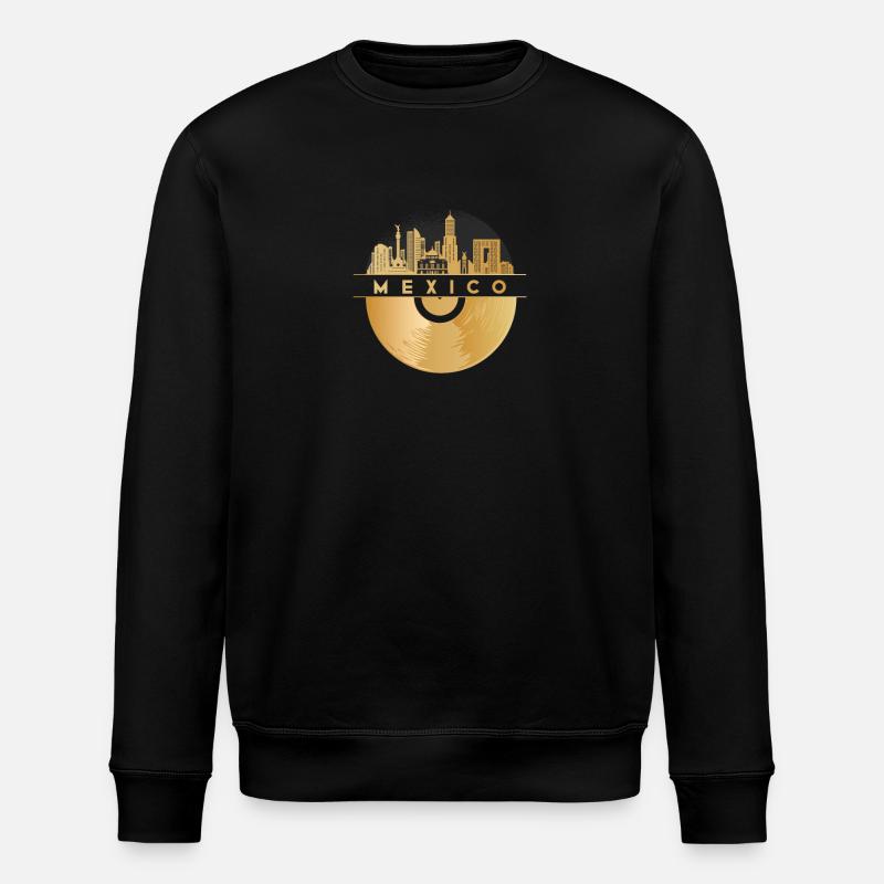 Vinyl-Schallplatte - Skyline-Mexico - Stanley/Stella Unisex Bio-Sweatshirt ROLLER - Schwarz