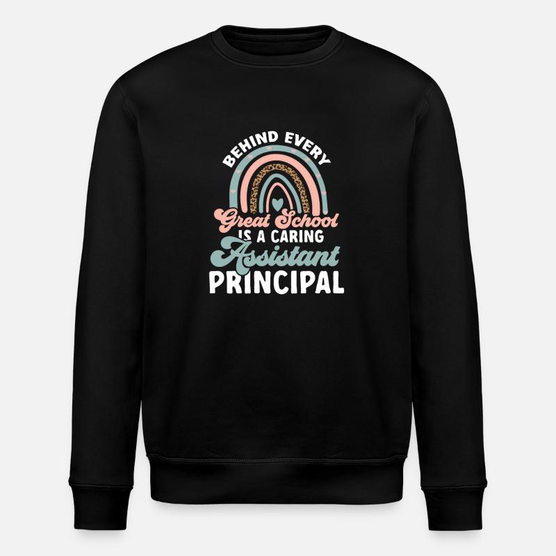 Deputy Principal - Stanley/Stella ROLLER Unisex Organic Sweatshirt - black