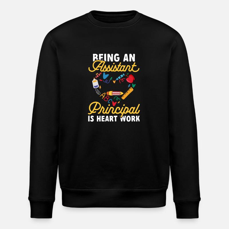 Stellvertretender Schulleiter - Stanley/Stella Unisex Bio-Sweatshirt ROLLER - Schwarz
