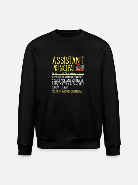 Deputy Principal - Stanley/Stella ROLLER Unisex Organic Sweatshirt - black