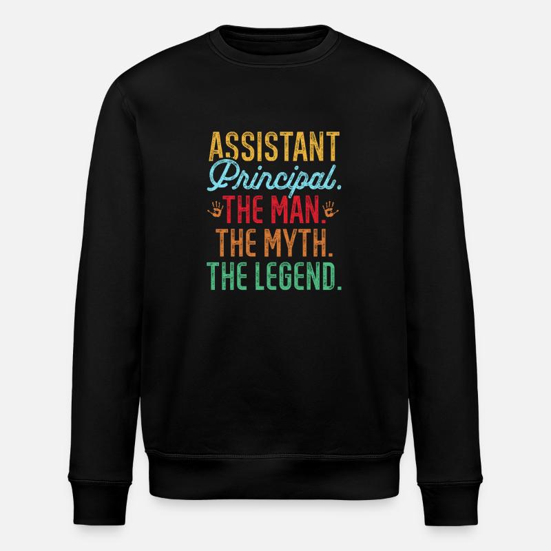 Deputy Principal - Stanley/Stella ROLLER Unisex Organic Sweatshirt - black
