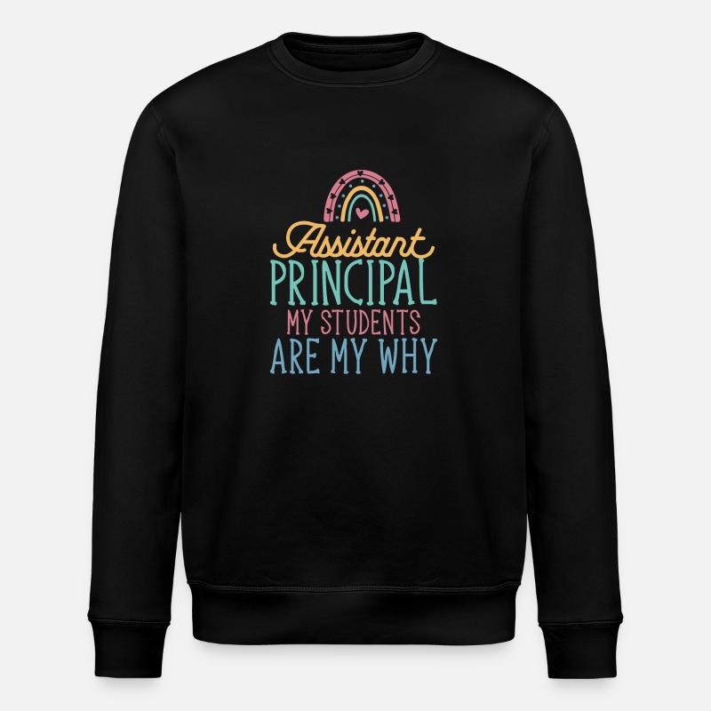 Deputy Principal - Stanley/Stella ROLLER Unisex Organic Sweatshirt - black
