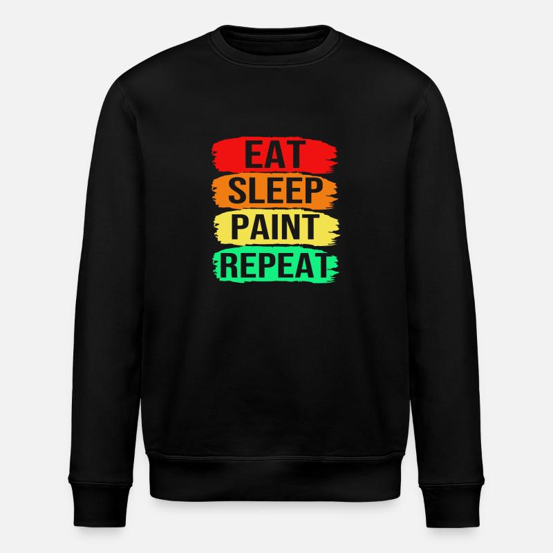 Maler - Stanley/Stella Unisex Bio-Sweatshirt ROLLER - Schwarz