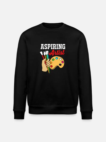Schilder Kunstenaar Kunstenaar Kunstacademie - Stanley/Stella Uniseks bio-sweatshirt ROLLER - zwart