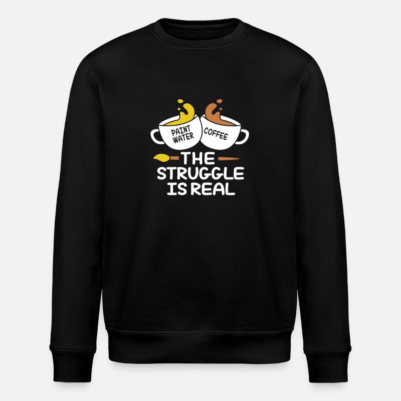 Maler - Stanley/Stella Unisex Bio-Sweatshirt ROLLER - Schwarz