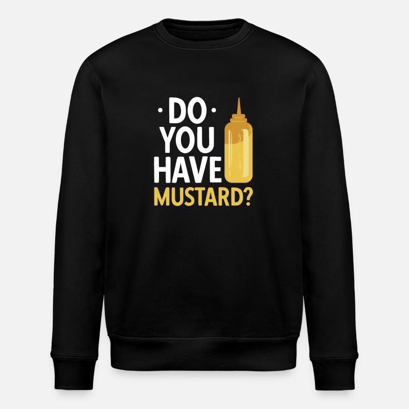 Senf Mustard - Stanley/Stella Unisex Bio-Sweatshirt ROLLER - Schwarz