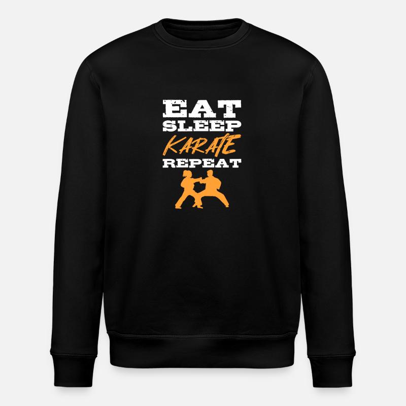 Karate Self-Defense Martial Arts - Stanley/Stella ROLLER Unisex Organic Sweatshirt - black