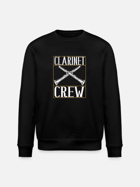 Clarinet Wind Instrument Clarinet player - Stanley/Stella ROLLER Unisex Organic Sweatshirt - black