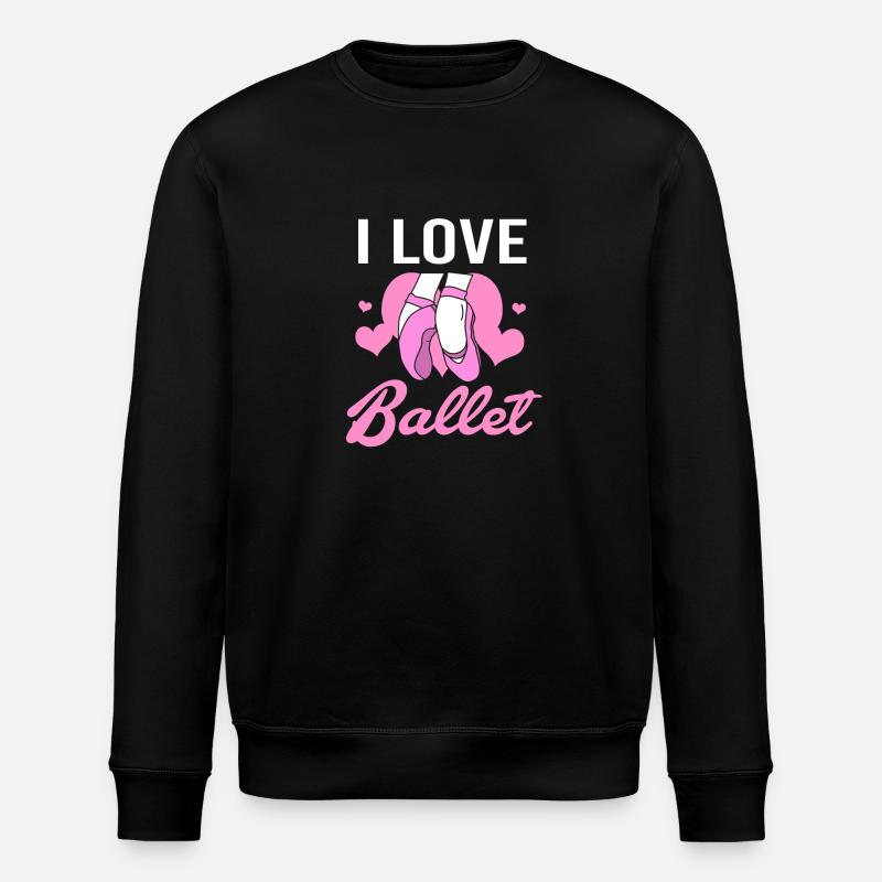 Ballet Ballet Dancer - Stanley/Stella ROLLER Unisex Organic Sweatshirt - black