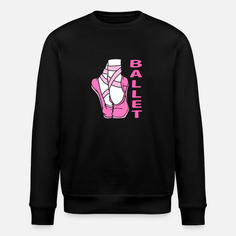 Ballet Ballet Dancer - Stanley/Stella ROLLER Unisex Organic Sweatshirt - black