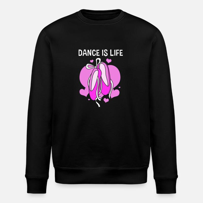 Ballet Ballet Dancer - Stanley/Stella ROLLER Unisex Organic Sweatshirt - black