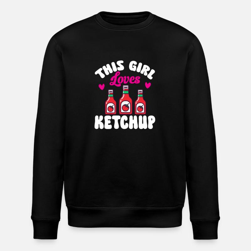 Ketchup Tomato ketchup - Stanley/Stella ROLLER Unisex Organic Sweatshirt - black