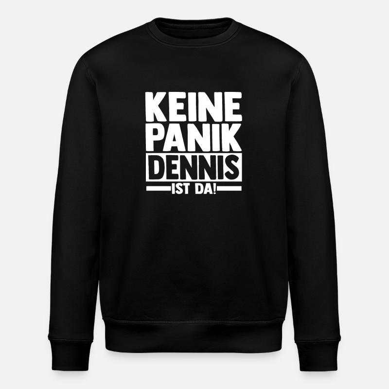 Vorname Dennis - Stanley/Stella Unisex Bio-Sweatshirt ROLLER - Schwarz