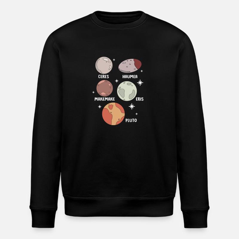Solar System Universe - Stanley/Stella ROLLER Unisex Organic Sweatshirt - black