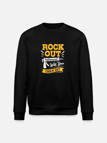 Construction worker construction site - Stanley/Stella ROLLER Unisex Organic Sweatshirt - black