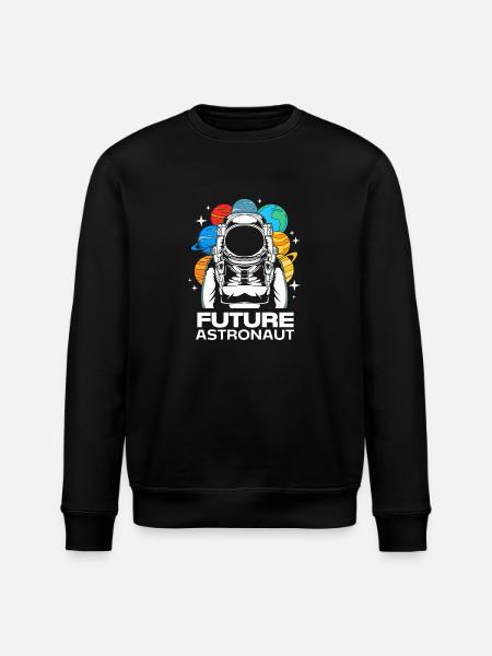 Universe Solar System - Stanley/Stella ROLLER Unisex Organic Sweatshirt - black