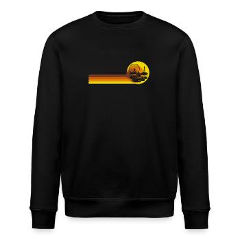 Autoscooter Freizeitpark Jahrmarkt Rummelplatz - Stanley/Stella Unisex Bio-Sweatshirt ROLLER - Schwarz - Vorne - Nik (191cm)
