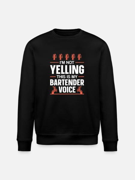 Bartender Mixologist I'm Not - Stanley/Stella Unisex Bio-Sweatshirt ROLLER - Schwarz