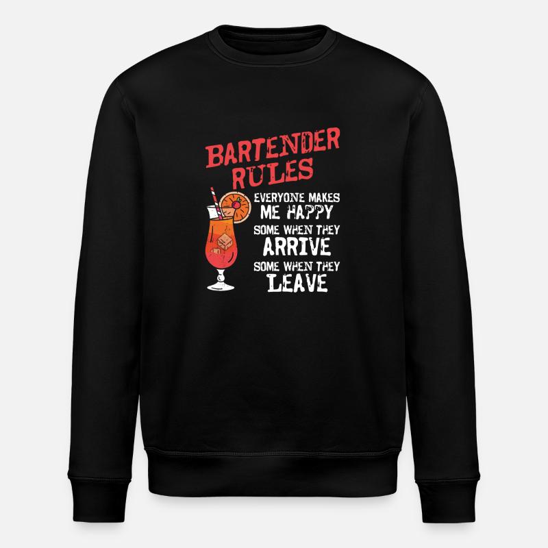 Barman Mixologue Barman - Sweat bio ROLLER Stanley/Stella Unisexe - noir