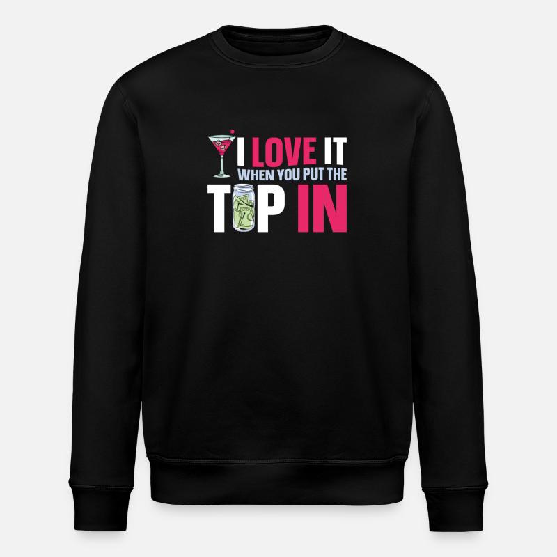 Bartender Mixologist I Love It - Stanley/Stella ROLLER Unisex Organic Sweatshirt - black