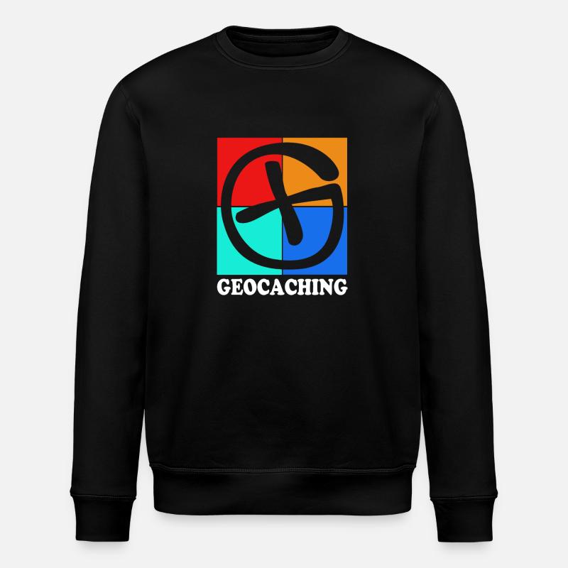 Géocaching Géocache Géocacher - Sweat bio ROLLER Stanley/Stella Unisexe - noir