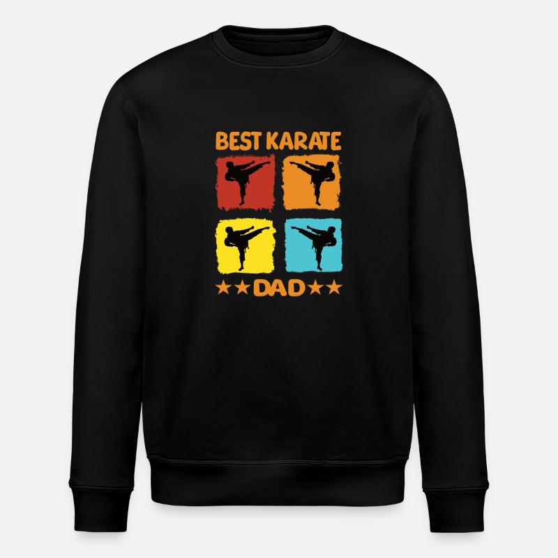 Meilleur père de karaté - Sweat bio ROLLER Stanley/Stella Unisexe - noir