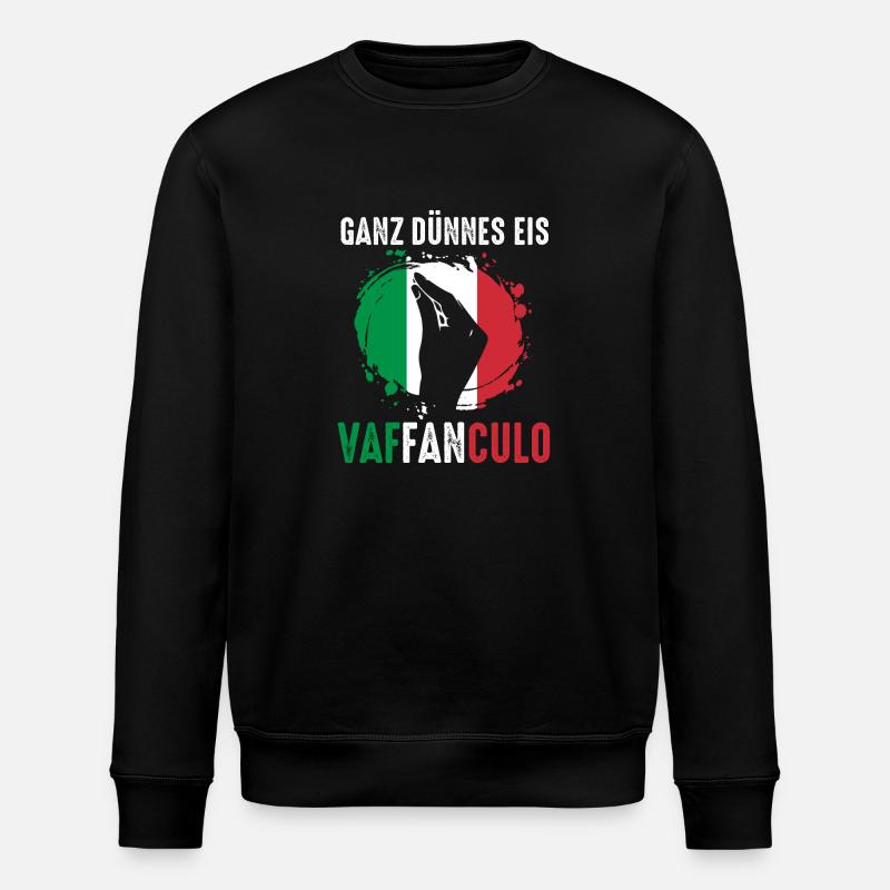 Italie Vaffanculo italien - Sweat bio ROLLER Stanley/Stella Unisexe - noir